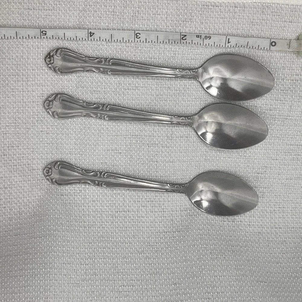 Delco Hospitality vintage Arbor Rose Teaspoons - set of 3